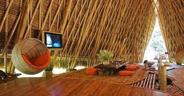 Bamboo house design ideas - eco friendly building materials