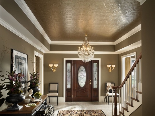 beautiful ceiling design armstrong house entry interior