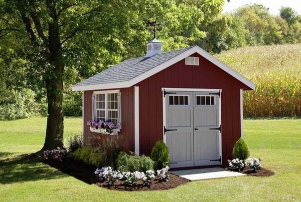 beautiful barn style garden shed
