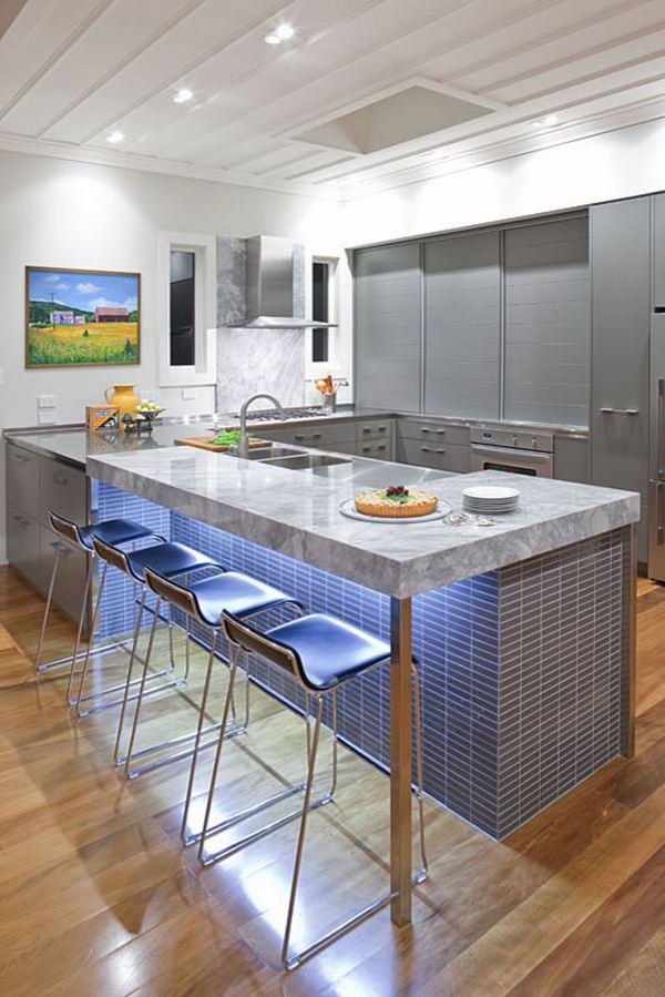 contemporary kitchen design top ideas marble counter 