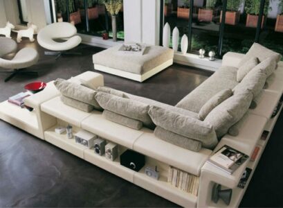 contemporary-living-room-furniture-ideas-leather-and-fabric-sofa-storage-space
