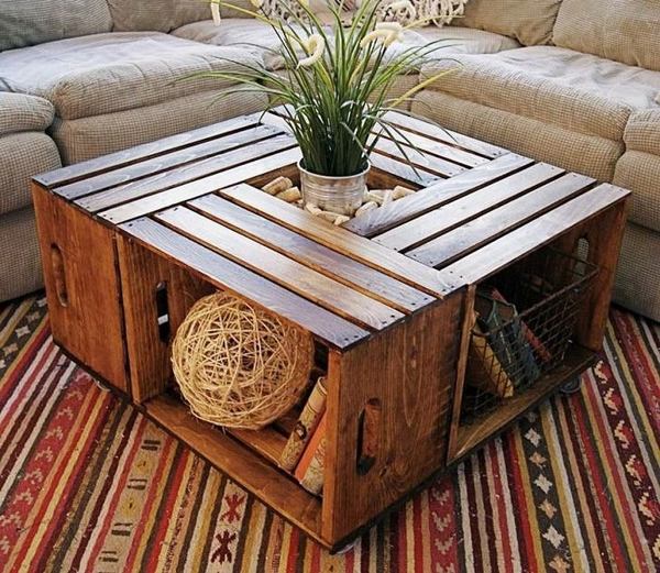 creative coffee table living room furniture DIY