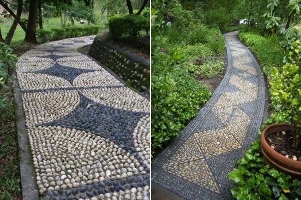 elegant-garden-decor-pebble-paths-ideas-geometric-patterns
