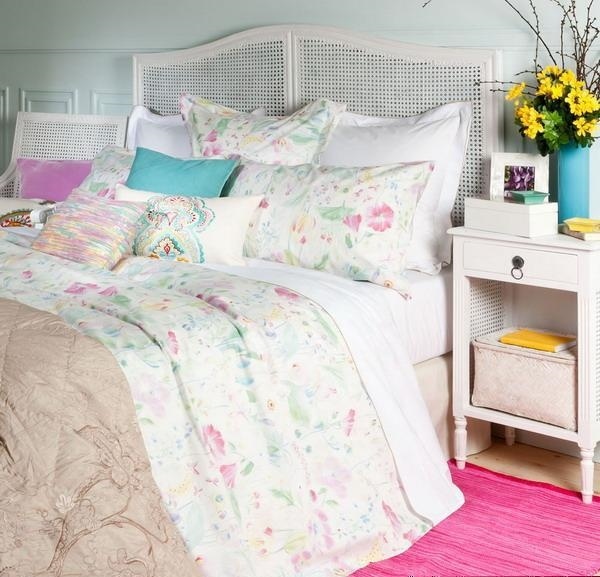 floral bedding sets pastels interior white bedroom furniture