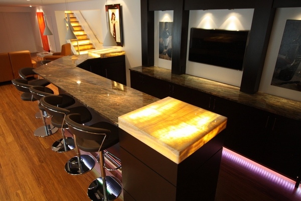 granite bar top ideas home bar design modern stools