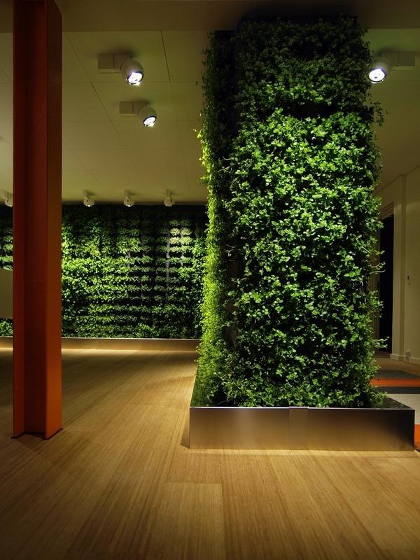 green walls vertical-garden-indoor-garden-ideas