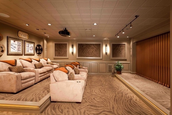 home theater design acoustic ceiling tiles armstrong