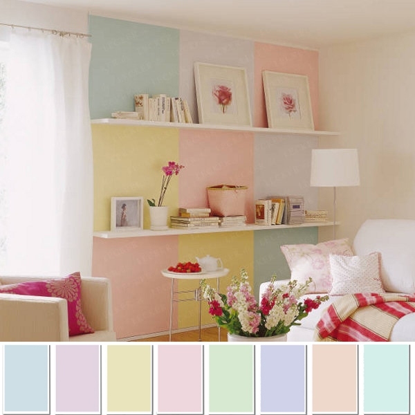 how to choose pastel color palettes in bedroom interior