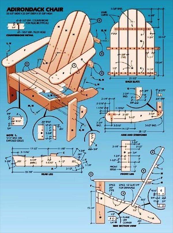 how to make adirondack pallet chair instructions