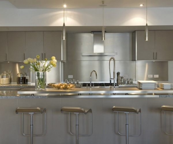 kitchen top ides stainless steel pendant lights contemporary kitchen design