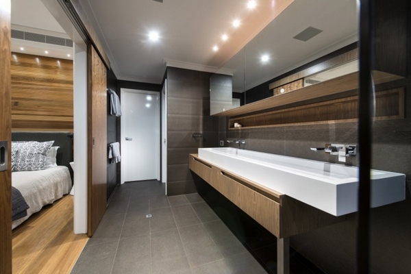 master bedroom ensuite bathroom interior design tile flooring modern furniture