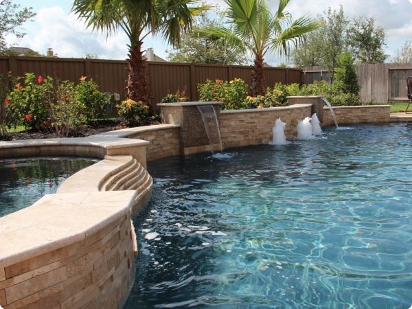 master outdoor swimming pool designs water feature