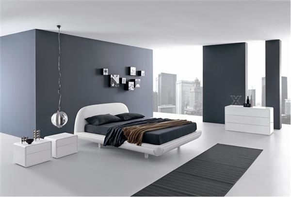 minimalist bed design white bed and bedroom furniture gray walls