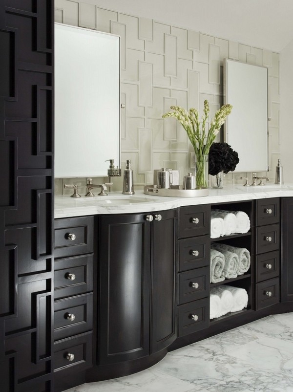 modern walker zagner vanity cabinets wall mirrors
