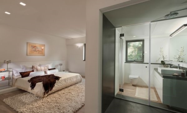modern bedroom bathroom ideas master bedroom design glass walls