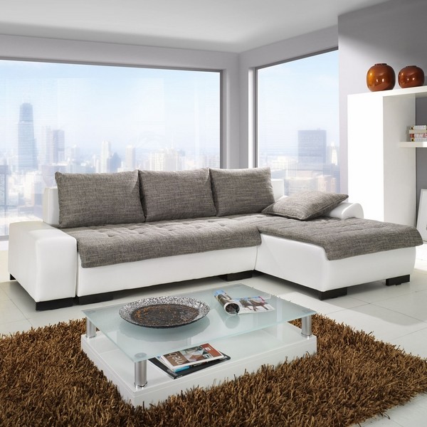modern living room white leather fabric sofa upholstery