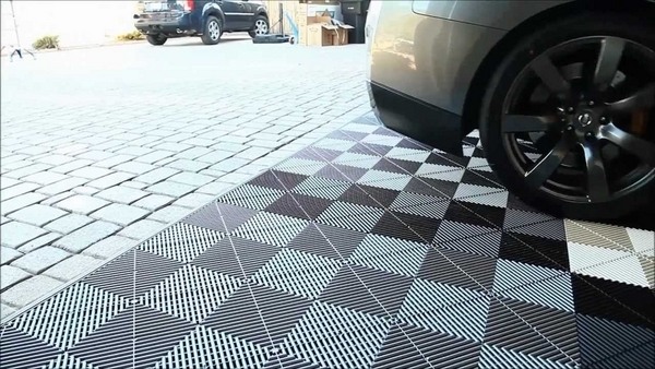 modular garage flooring tiles ideas