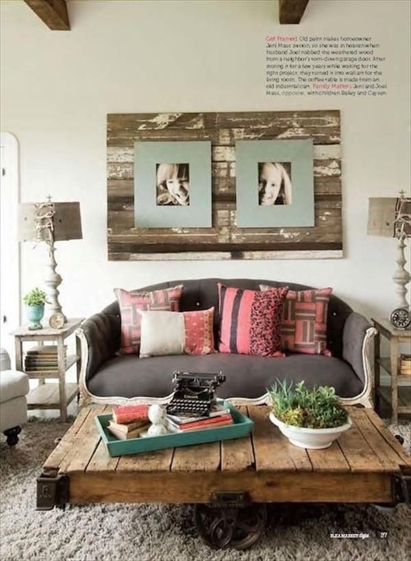 palette table ideas living room decor DIY furniture