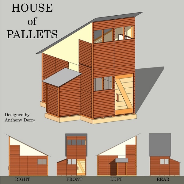 Pallet House Plans And Ideas Give New Life To Old Wooden Pallets