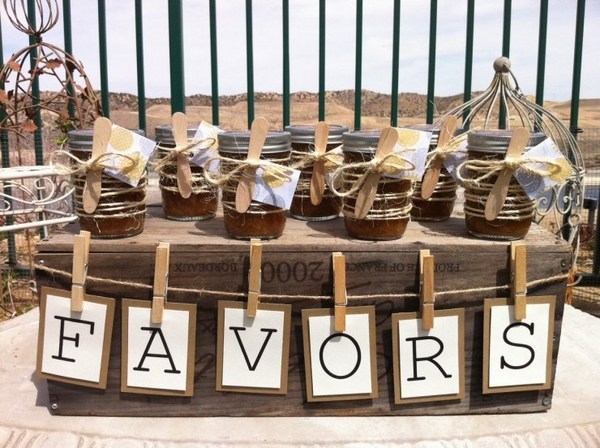 Rustic Wedding Favors Ideas Pass The