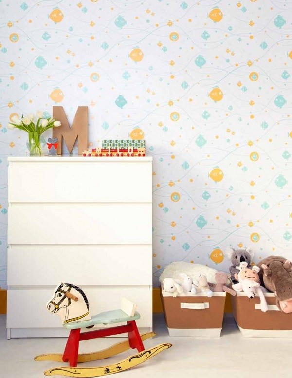 self-adhesive-wallpapers-kids room idea nursery decoration