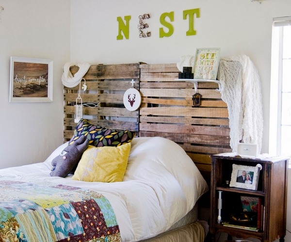 small bedroom furniture ideas headboard DIY