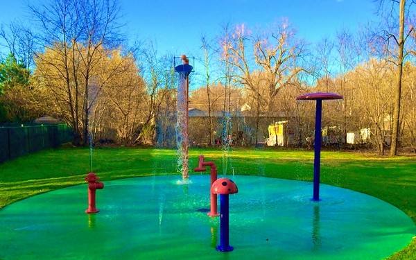ideas backyard spray water park games