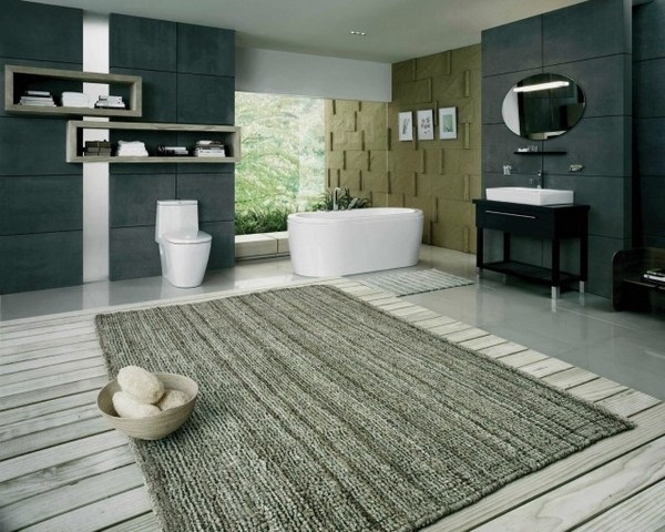stylish-bathroom-modular-wall-shelves-wood-floor-freestanding-tub