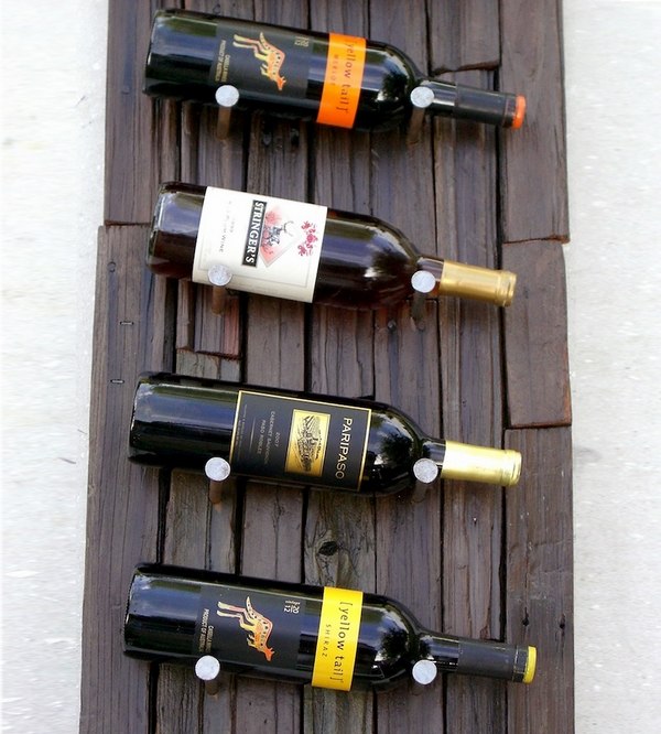 vertical  ideas wine storage ideas
