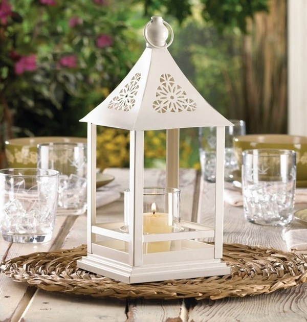 vintage decoration glass lantern festive table decoration ideas