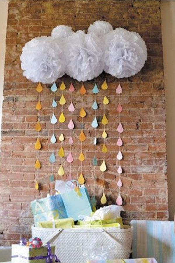 Baby party ideas paper decoration ideas baby girl boy decor
