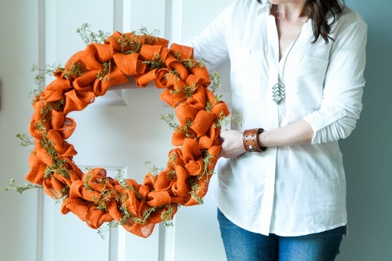 Fall wreath DIY festive decorations home decor ideas