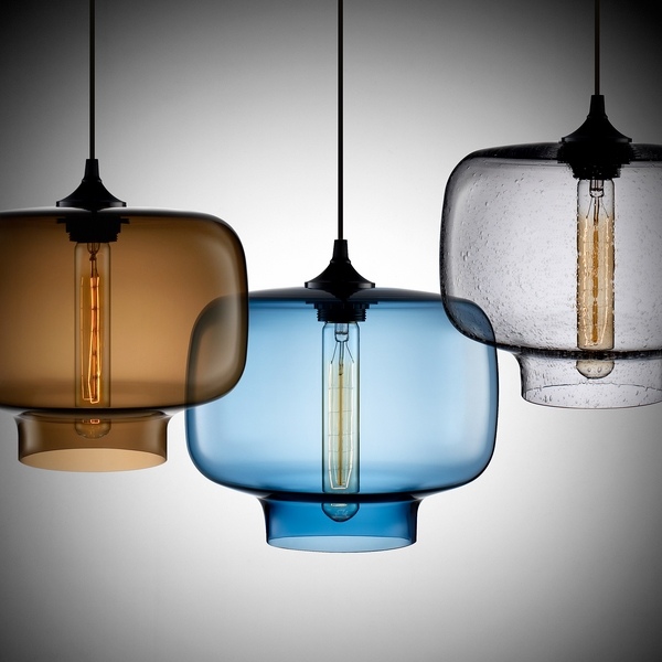 Glass lights compact design colors