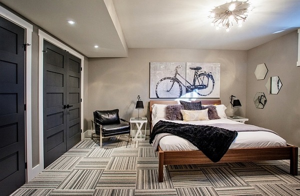 Gorgeous bedroom modern furniture carpet flooring