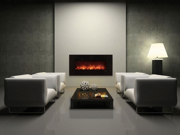 Modern fireplace minimalist