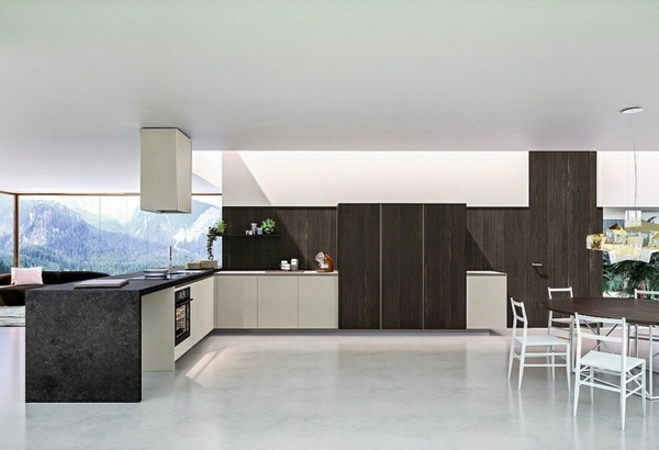 Modern kitchen ideas white cabinets gloss finish contemporary home furniture