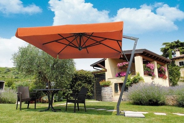 Rectangle patio umbrella cantilever garden umbrellas garden furniture