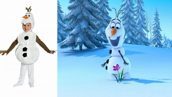 The most wanted costumes Frozen Olaf snowman