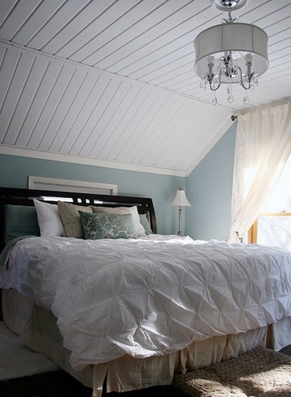 attic renovation ideas bedroom design ceiling chandelier