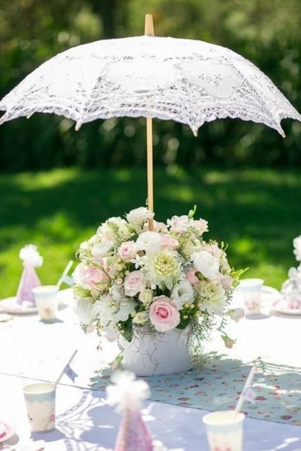 bridal party themes table decoration centerpiece ideas