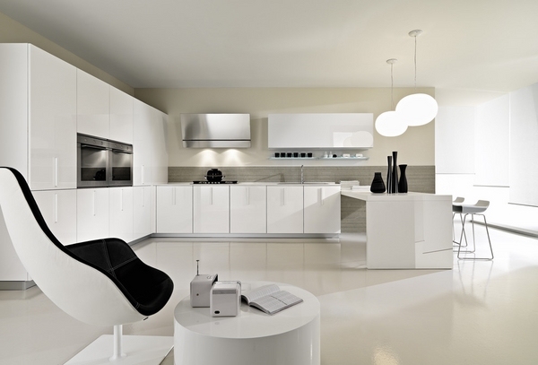 contemporary modular  design ideas white kitchen ideas