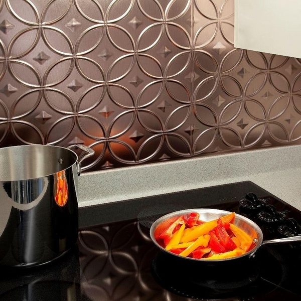 copper backsplash tiles self adhesive kitchen tiles 