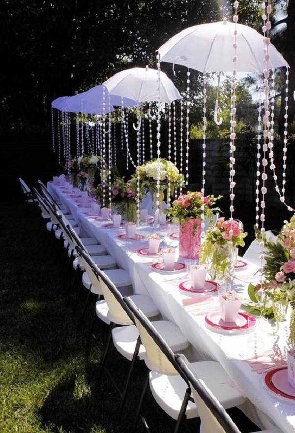 fantastic decorating ideas garden party table decoration 