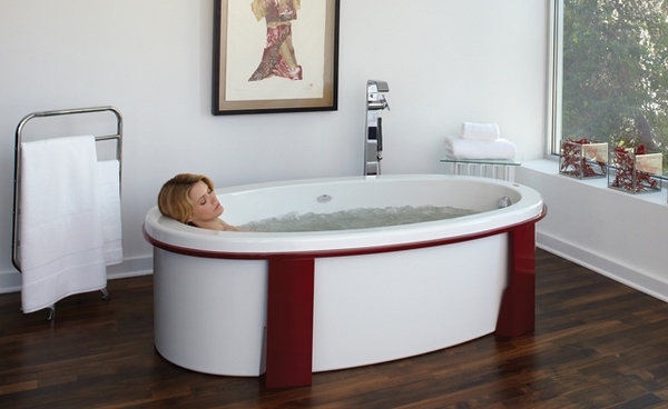 freestanding-whirlpool-tub-modern-bathroom-design-wood-floor