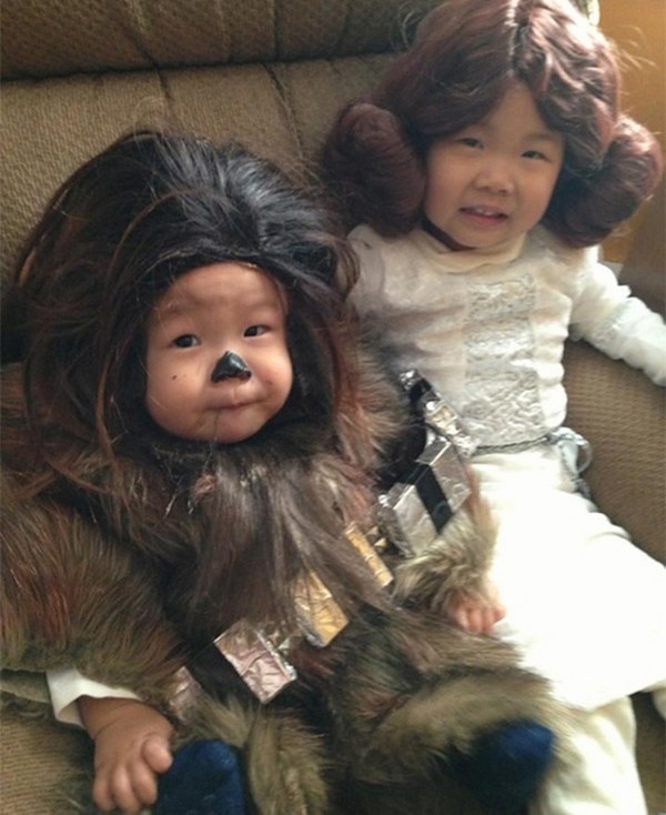 fun costumes toddlers Star wars theme 