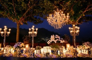 garden-wedding-party-outdoor-entertaining-lighting-ideas-crystal-chandeliers-table-lighting