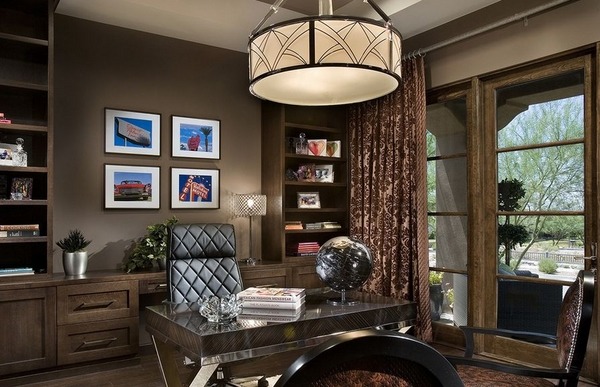 overhead home office lighting