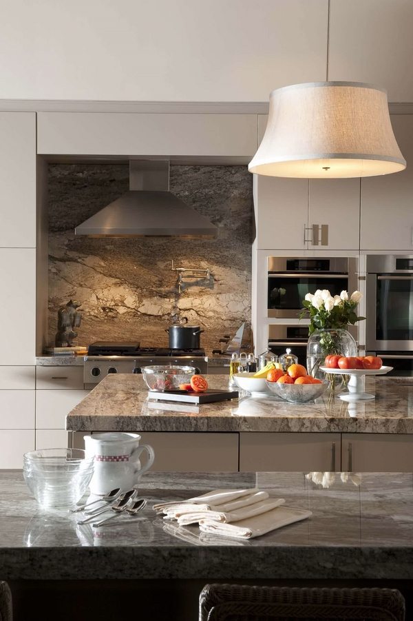 impressive granite backsplash contemporary kitchen design white cabinets