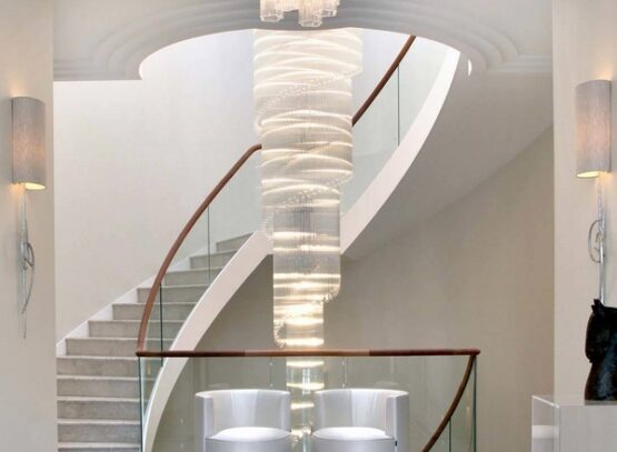 impressive-large-chandeliers-contemporary-staircase-decor-ideas