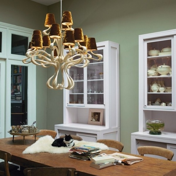 kitchen lighting ideas solid wood table oversized chandelier